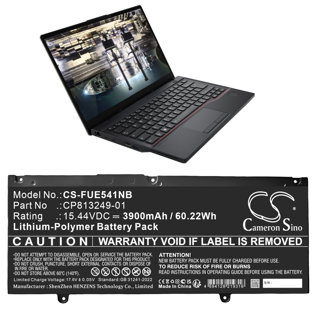 Batterijen Notebook batterij CS-FUE541NB