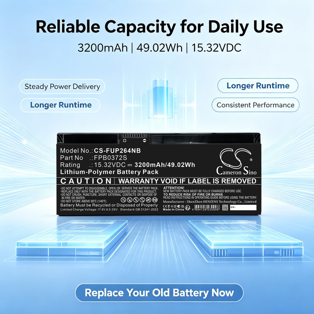 Batterij compatibel met Fujitsu