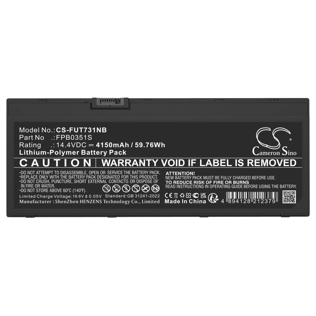 Batterijen Vervangt FMVNBP251