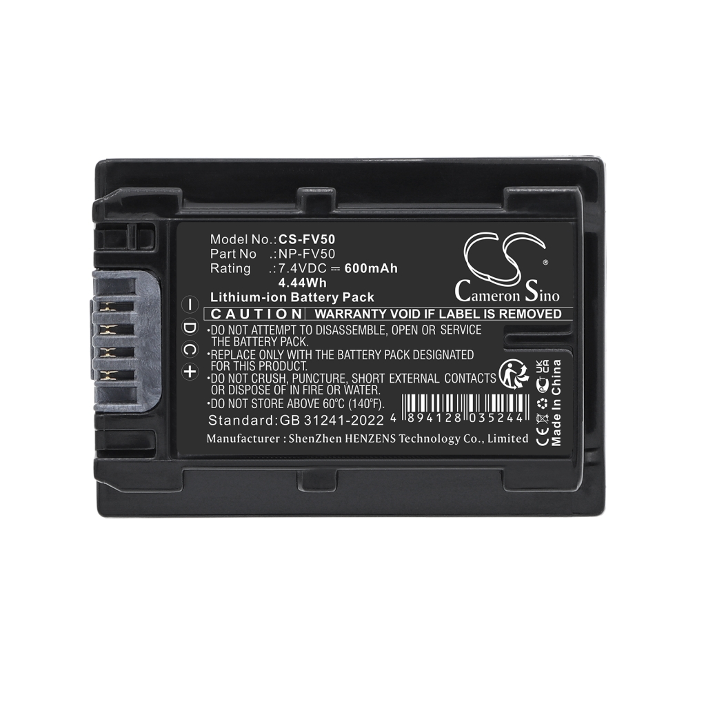 Battery compatible with Sony CS-FV50