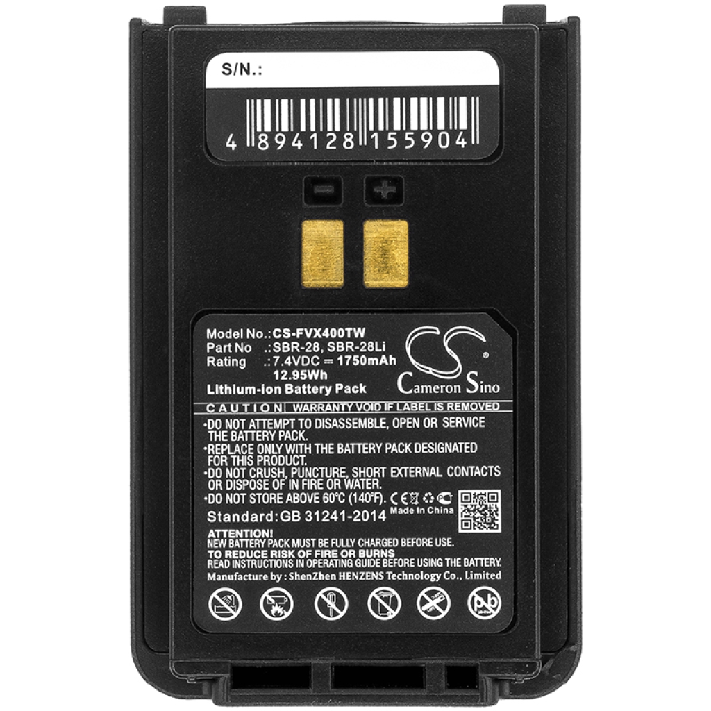Batterijen Vervangt SBR-26LI