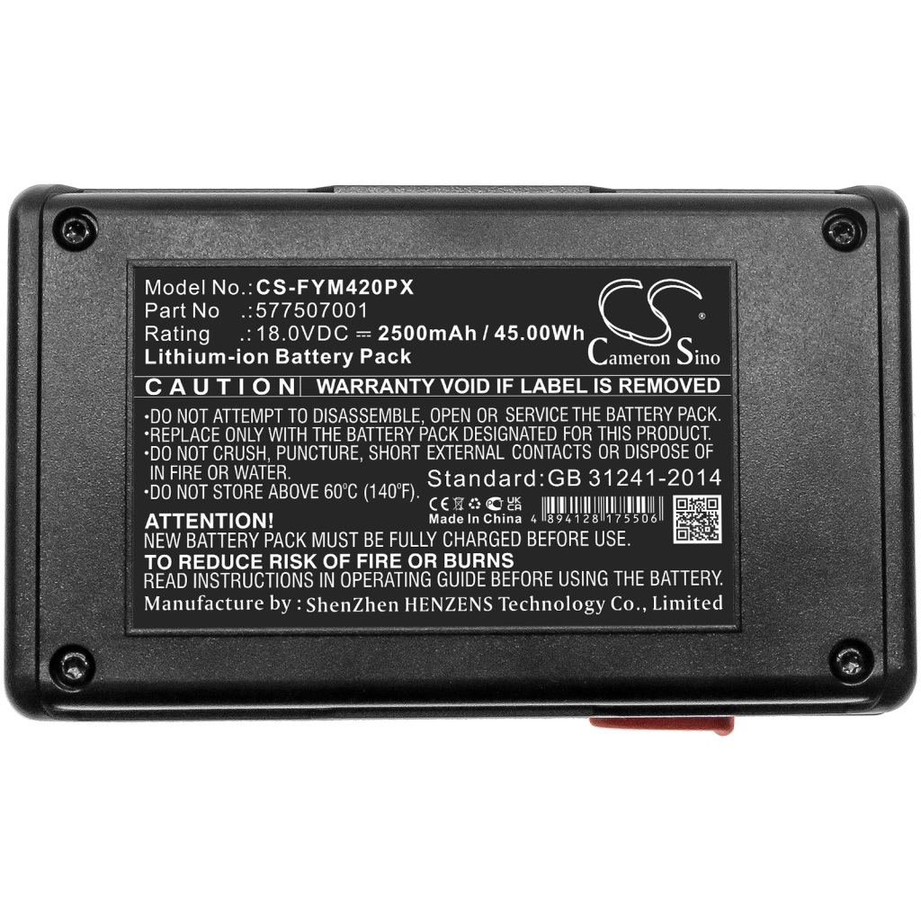 Batterij voor elektrisch gereedschap Flymo SimpliStore 300