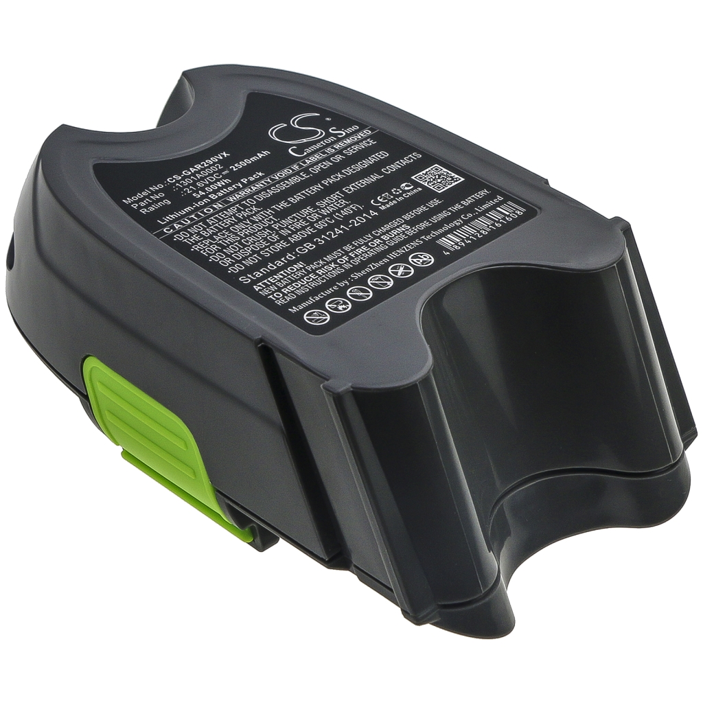 Compatible battery replacement for Gtech 1301A0002