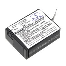 Compatibele batterijvervanging voor GoPro 1ICP7/26/33-2,601-00724-00A,AHDBT-201,AHDBT-301,AHDBT-302...
