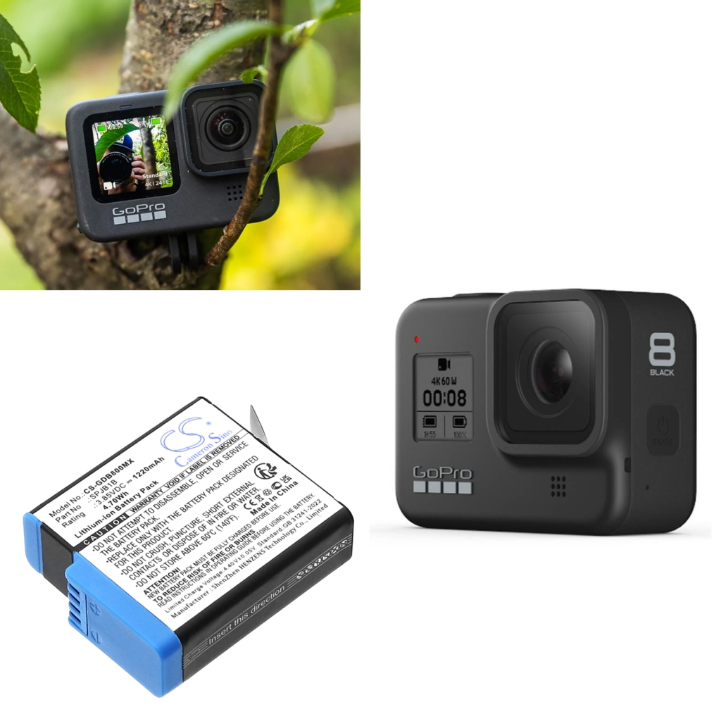 Batterij voor camera GoPro CS-GDB800MX