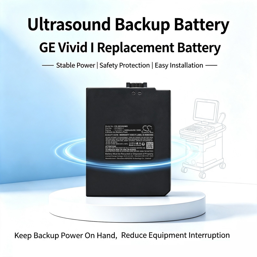 Battery for GE Echographe Voluson I