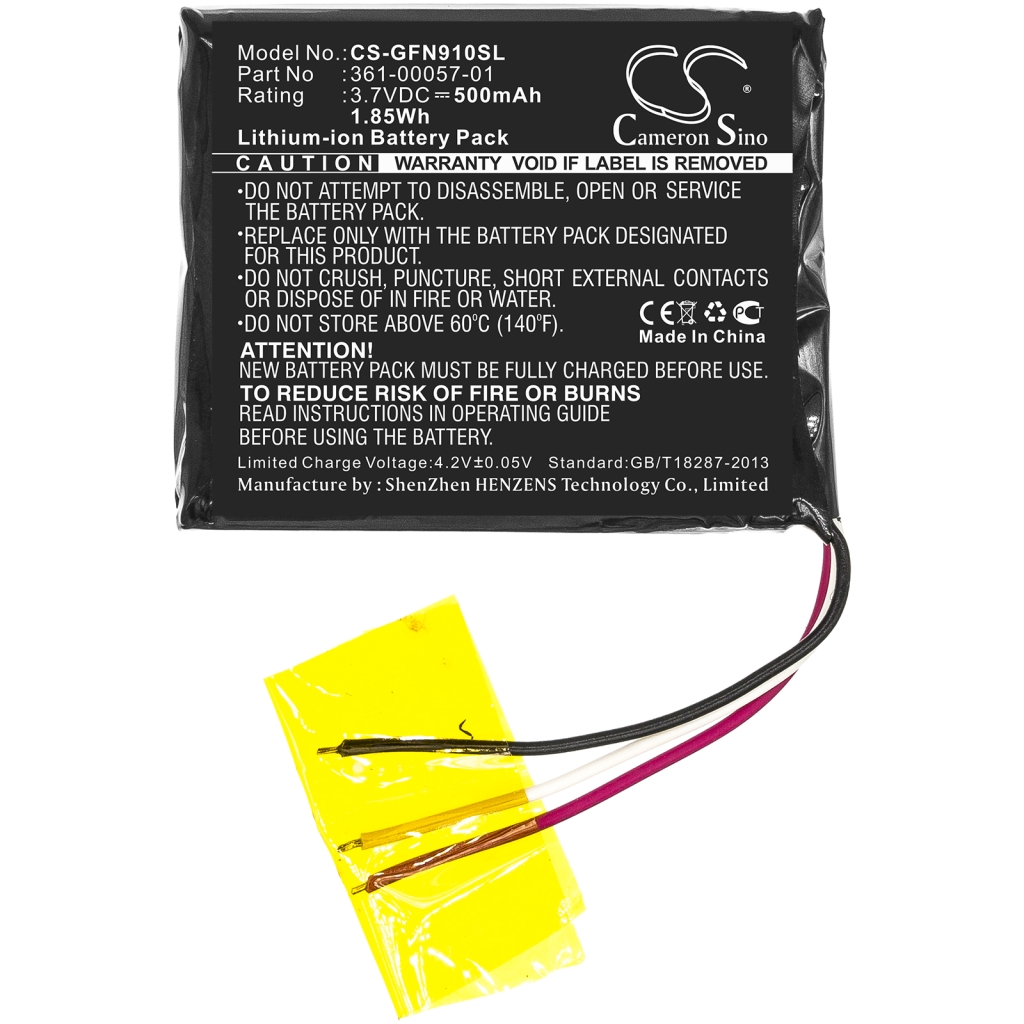 Batterijen GPS, Navigator Batterij CS-GFN910SL
