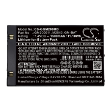 Compatibele batterijvervanging voor GE GM-BAT,GM200011,M2840