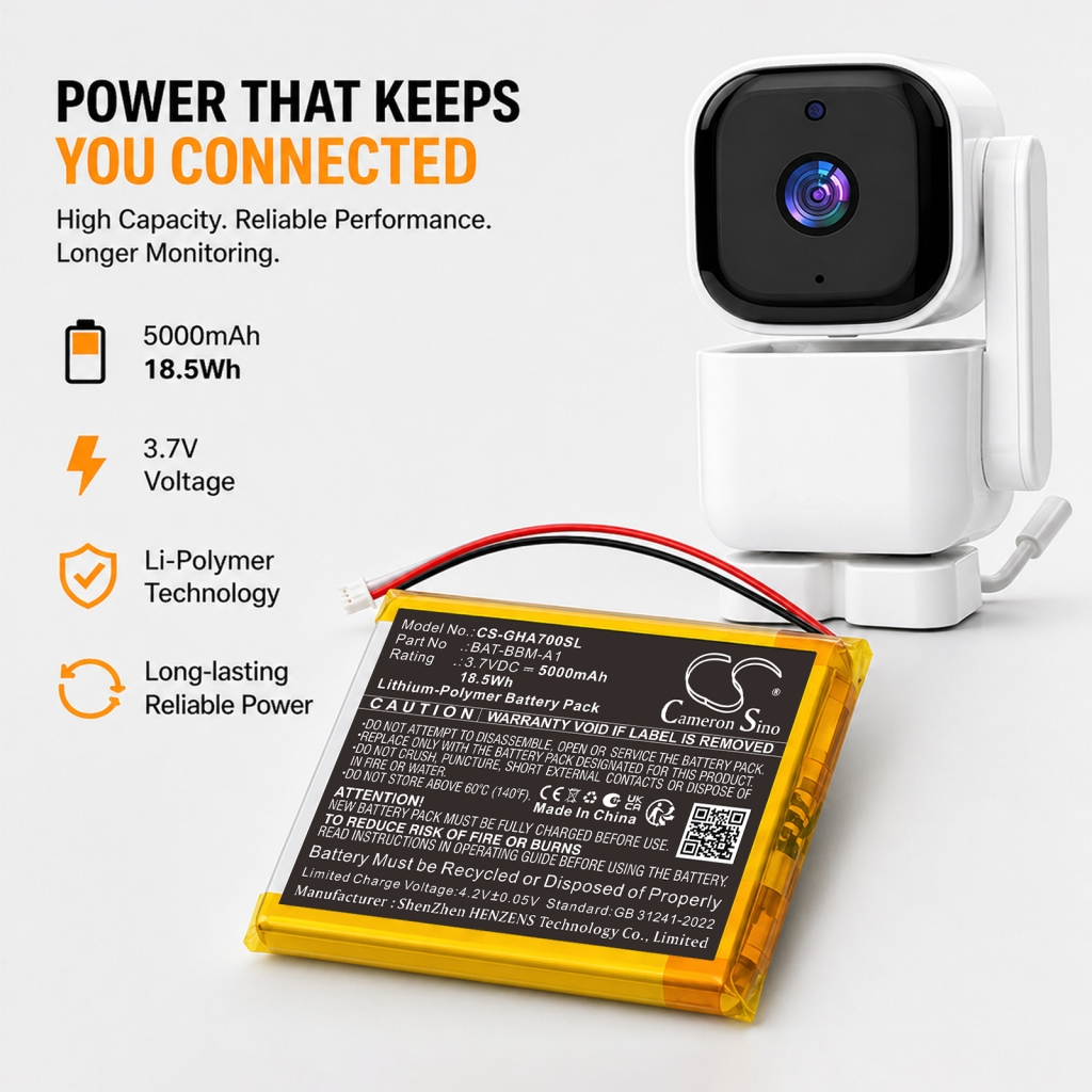 Battery compatible with Ghb CS-GHA700SL