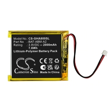 Compatible battery replacement for GHB BAT-ABM-A2