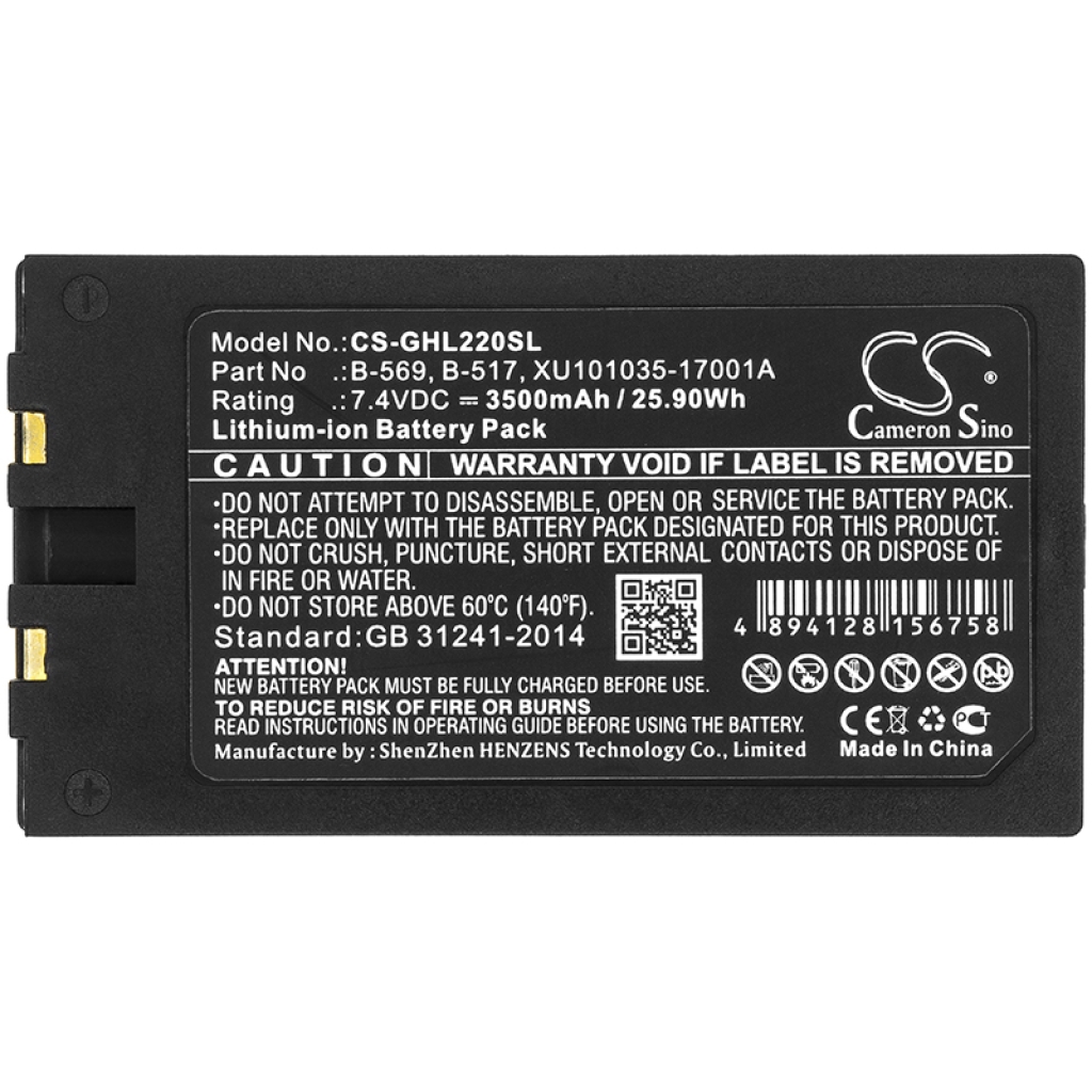 Batterijen Batterij voor elektrisch gereedschap CS-GHL220SL