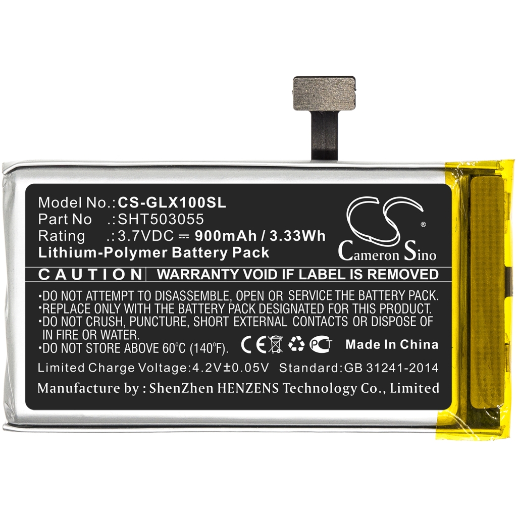 Batterijen GPS, Navigator Batterij CS-GLX100SL