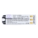Battery compatible with Garmin CS-GM4SL