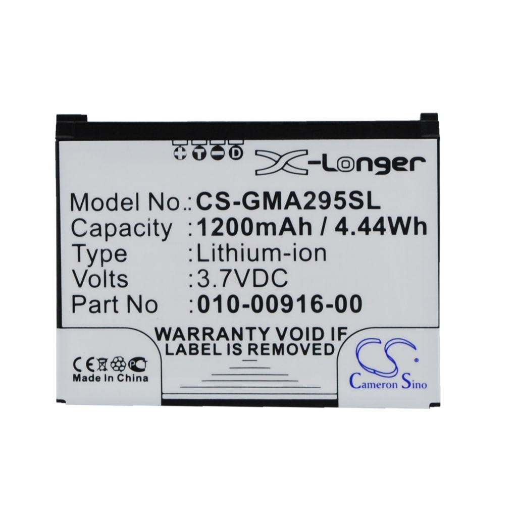 Battery compatible with Garmin CS-GMA295SL