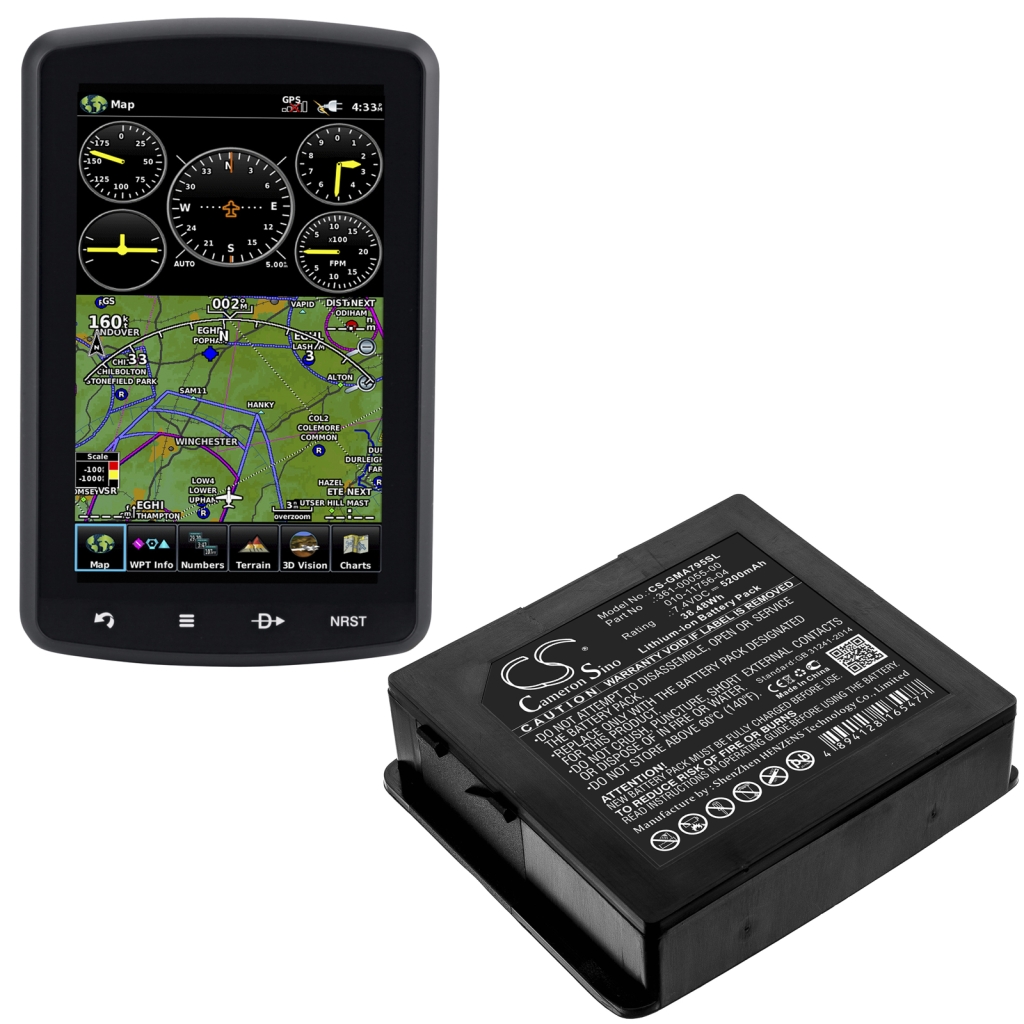 GPS, Navigator Batterij Garmin CS-GMA795SL
