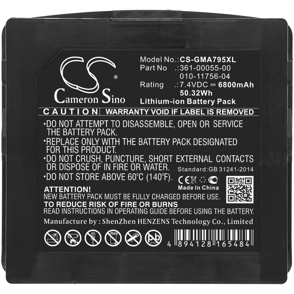 Batterijen GPS, Navigator Batterij CS-GMA795XL