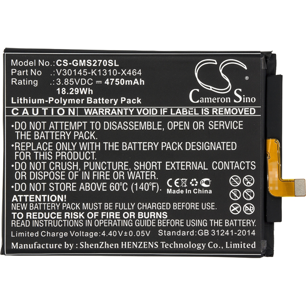 Batterij voor mobiele telefoon Gigaset CS-GMS270SL