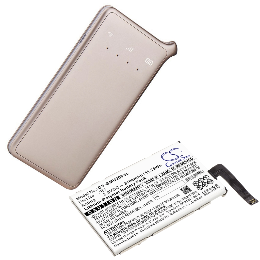 Compatibele batterijvervanging voor Glocalme 