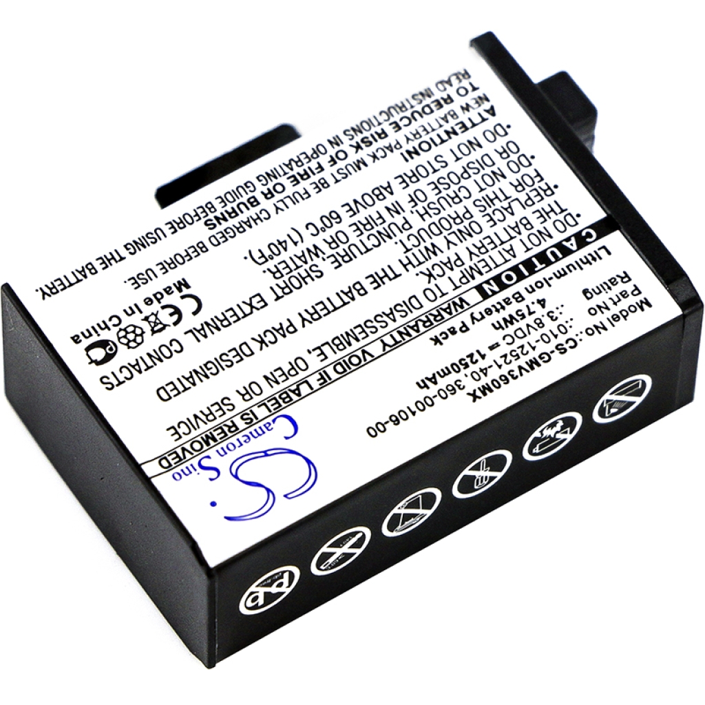 Battery compatible with Garmin CS-GMV360MX