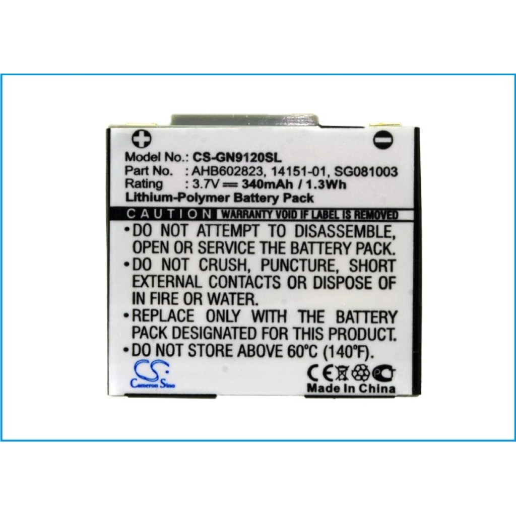 Batterij voor draadloze headset GN Netcom 9120