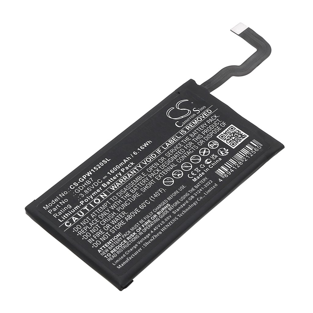 Compatible battery replacement for Google GDHB7