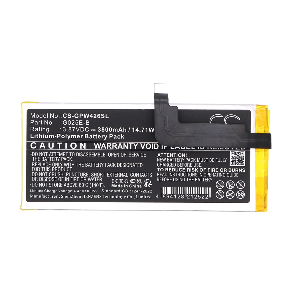 Batterij voor mobiele telefoon Google CS-GPW426SL