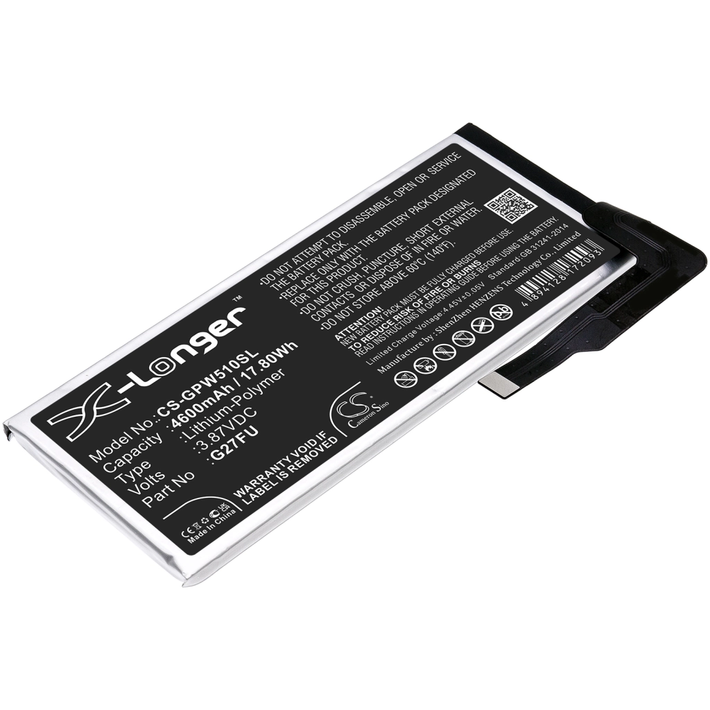 Compatibele batterijvervanging voor Google G27FU