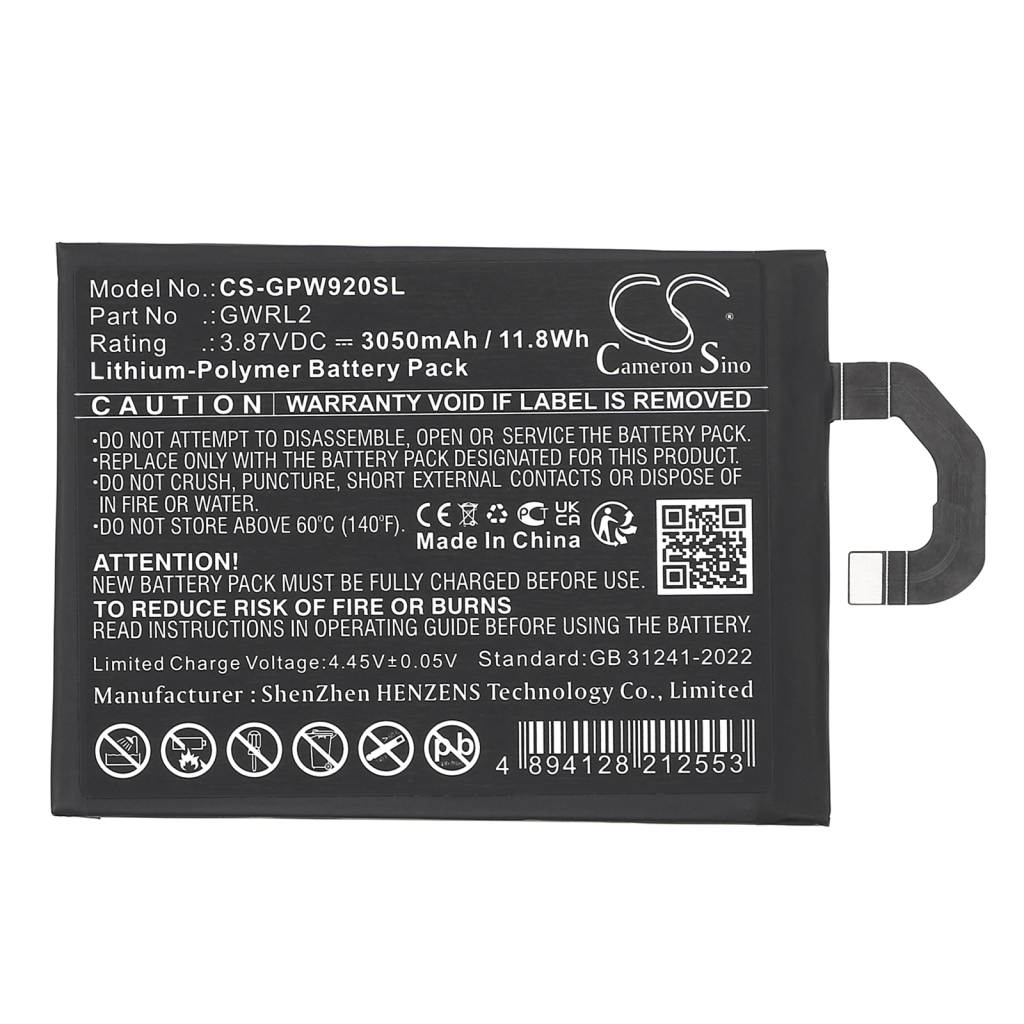 Compatible battery replacement for Google GWRL2