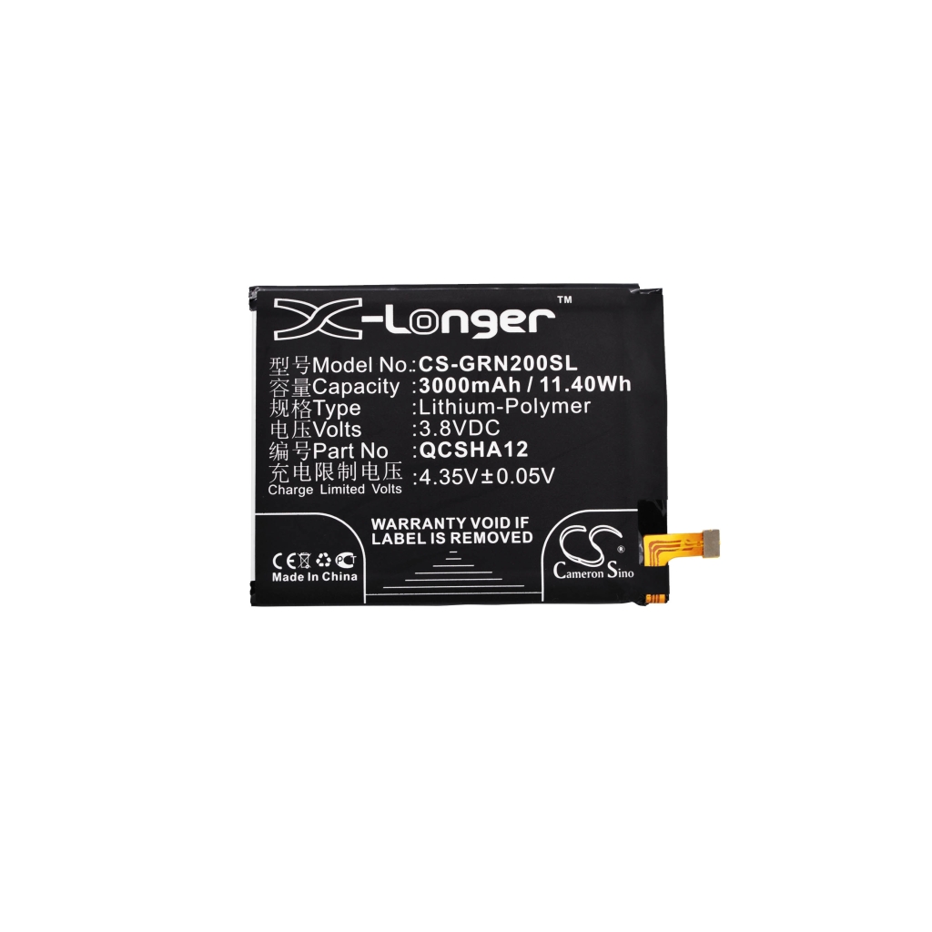 Compatibele batterijvervanging voor Green orange QCSHA12