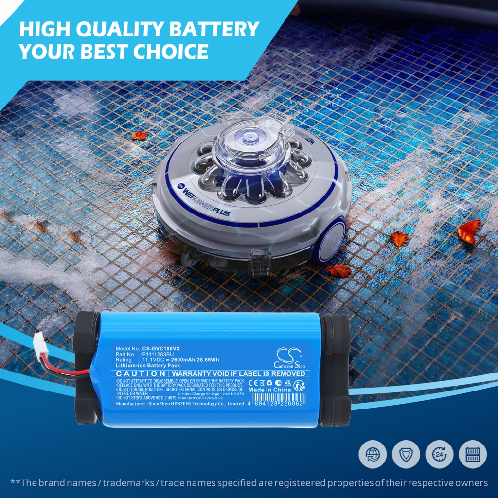 Battery Replaces PSD18650