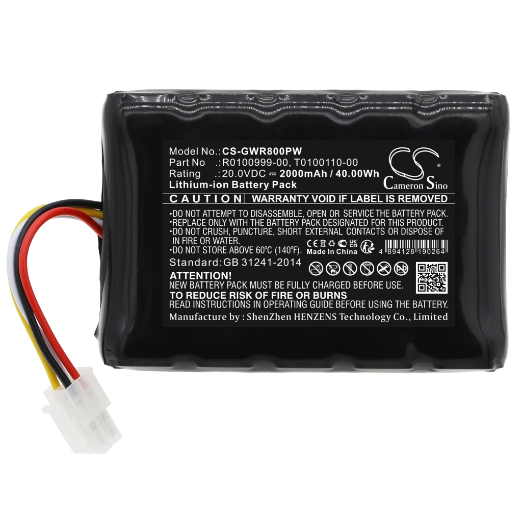 Batterijen Vervangt T0100110-00