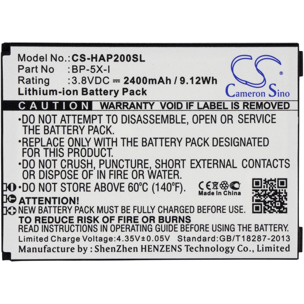 Batterij voor mobiele telefoon Highscreen CS-HAP200SL