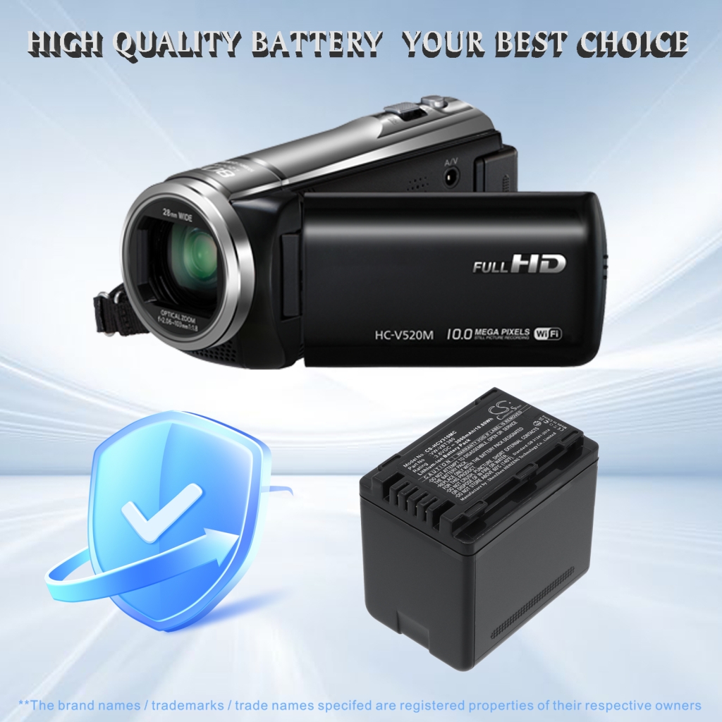 Battery compatible with Panasonic CS-HCV310MC