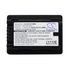 Compatibele batterijvervanging voor Panasonic VW-VBT190