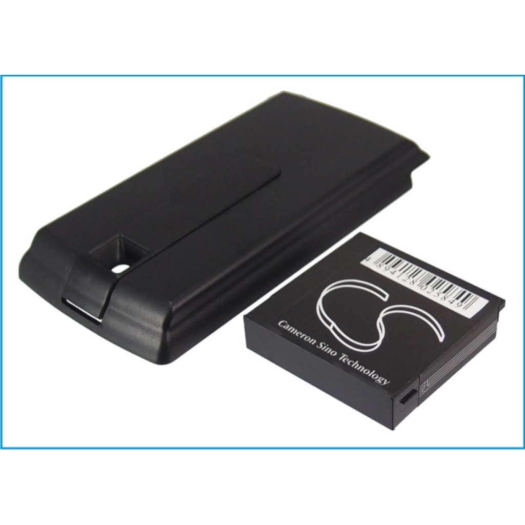 Cameron Sino CS-HDM160XL battery and cover side angle, CS logo
