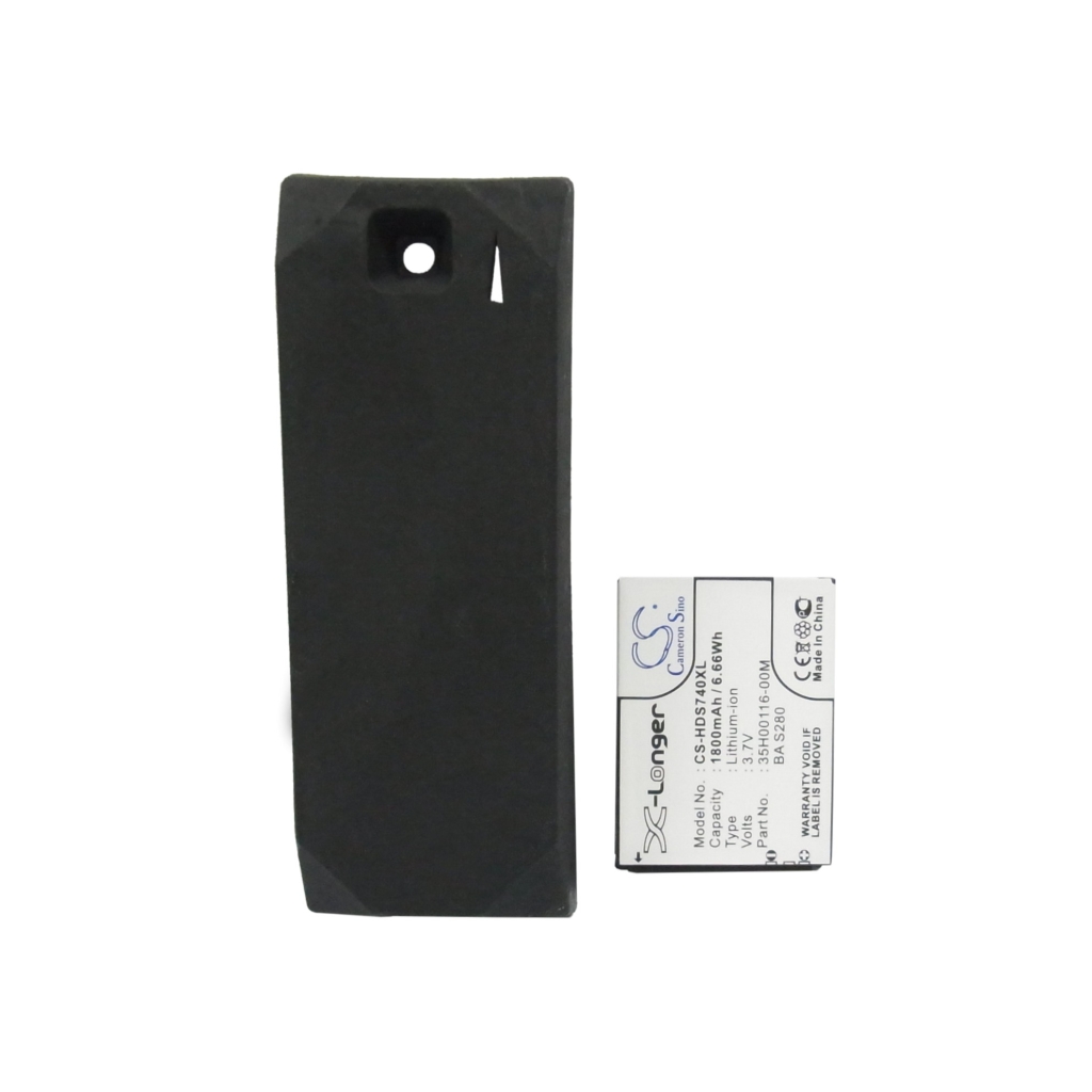 CS-HDS740XL flat layout; 3.7V 1800mAh X-Longer battery and elongated cover