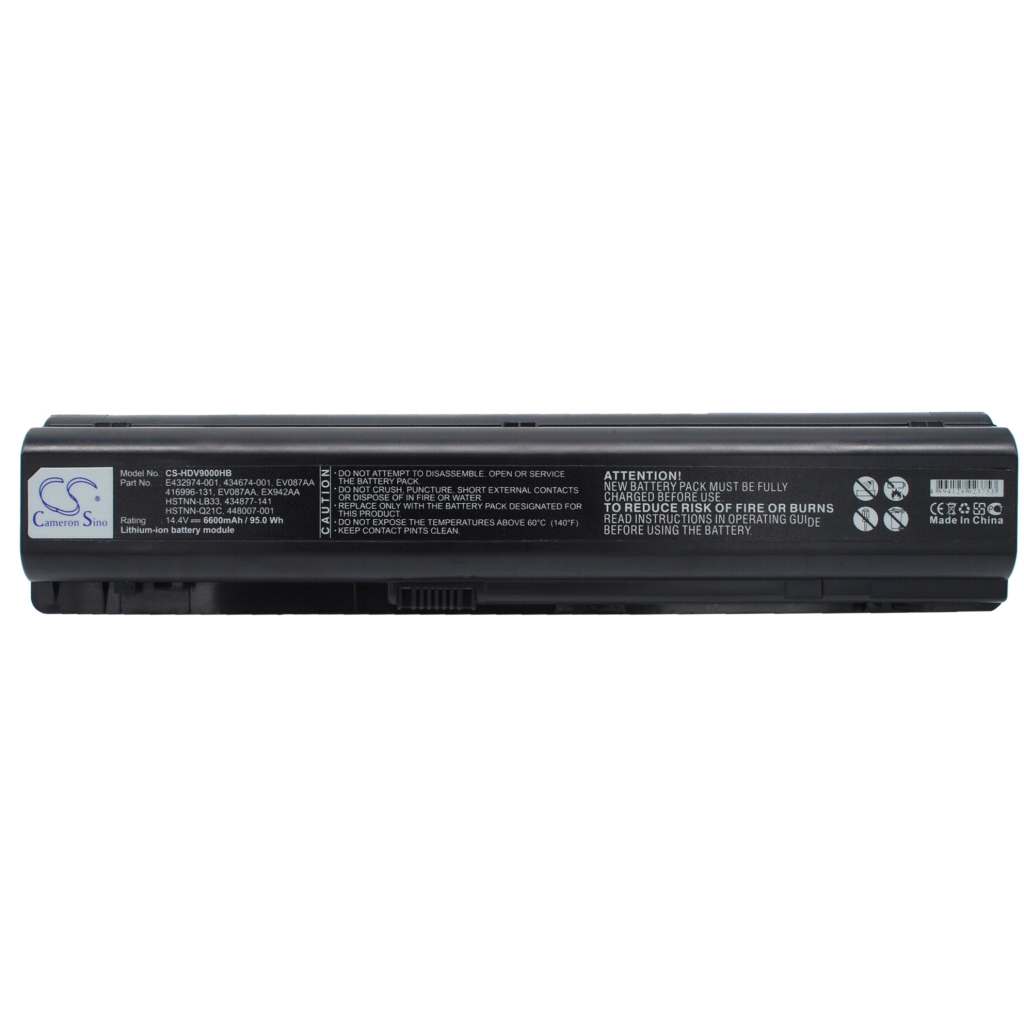 Notebook batterij HP CS-HDV9000HB