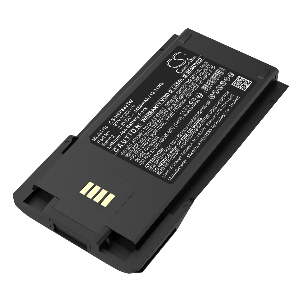 Batterij voor tweerichtingsradio Td tech CS-HEP682TW