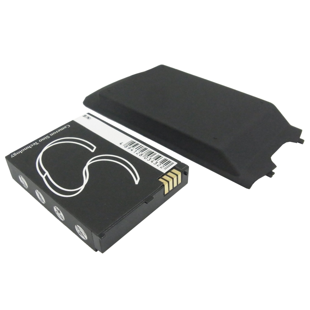 Cameron Sino CS-HIQ190XL 3.7V 2280mAh Li-ion battery + cover – angled label view