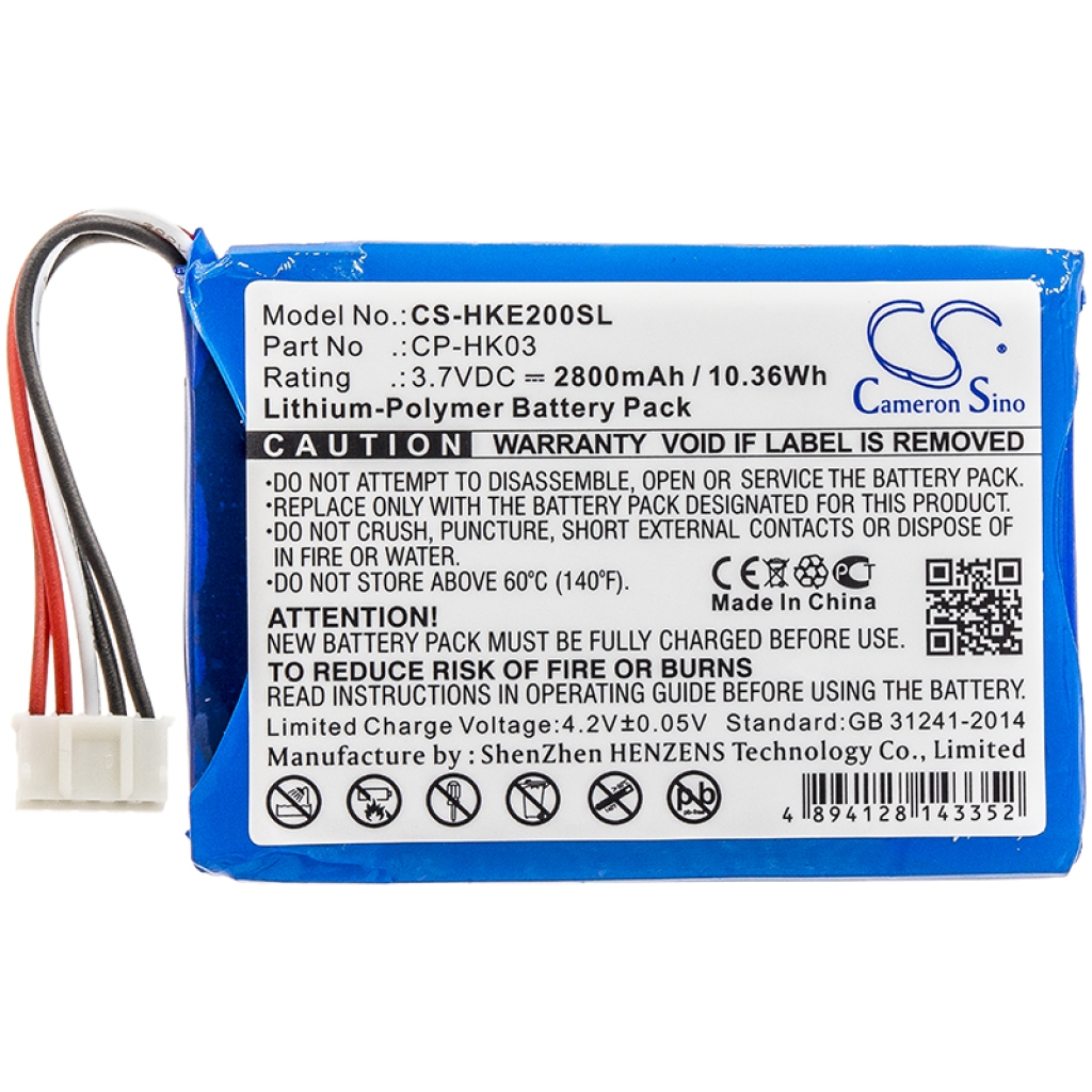 Batterijen Luidspreker Batterij CS-HKE200SL