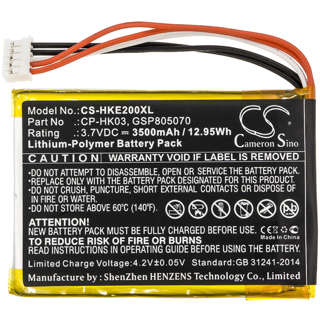 Batterijen Vervangt CP-HK03