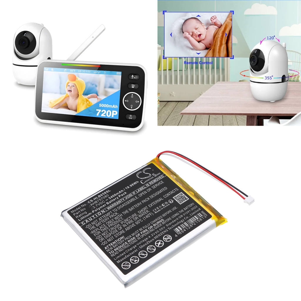 BabyPhone Batterij Hellobaby CS-HLB658SL