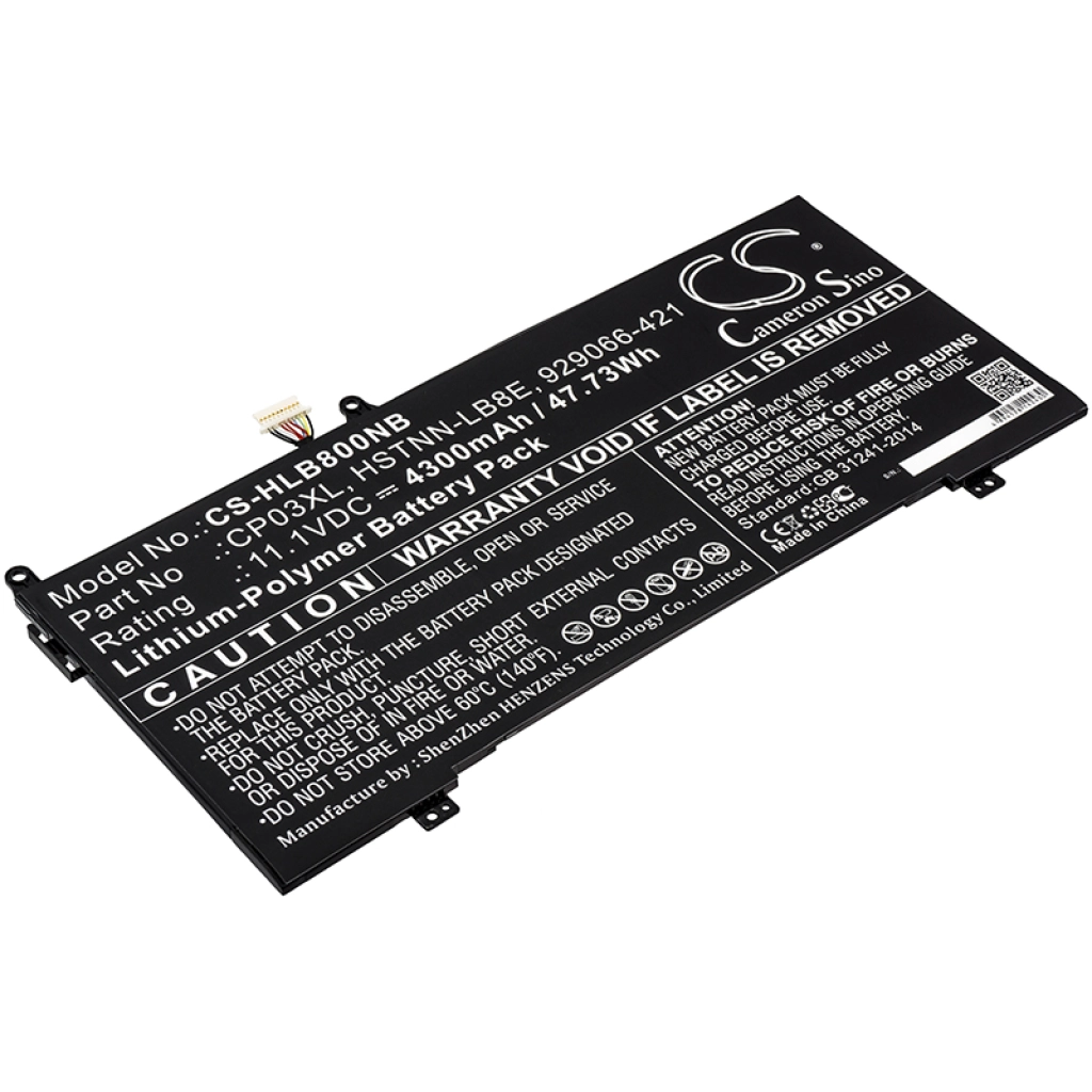 Notebook batterij HP Spectre x360 Convertible