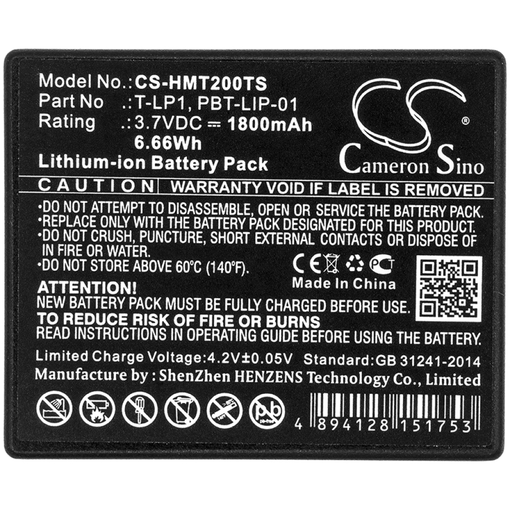 Batterij voor draadloze headset HME CS-HMT200TS