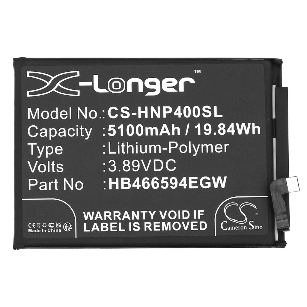 Compatibele batterijvervanging voor Honor HB466594EGW
