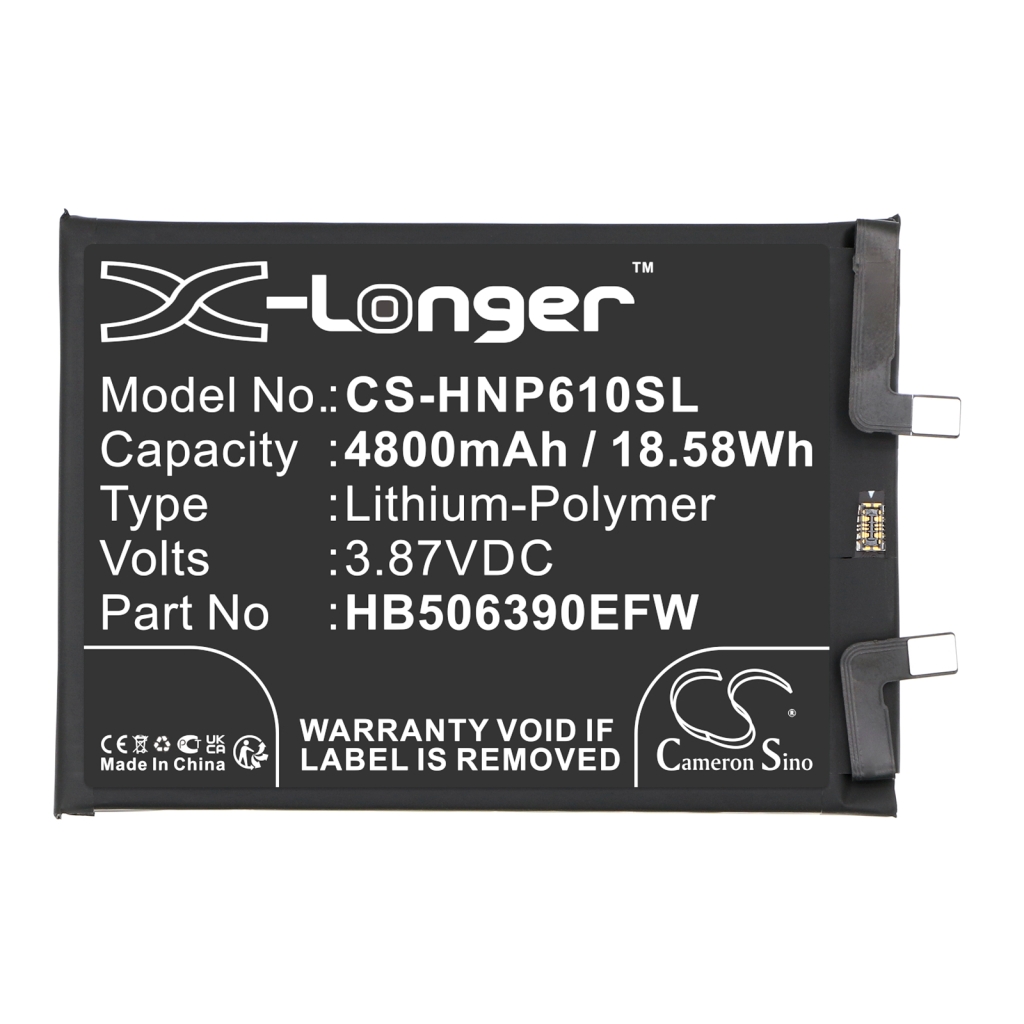 Compatibele batterijvervanging voor Honor HB506390EFW