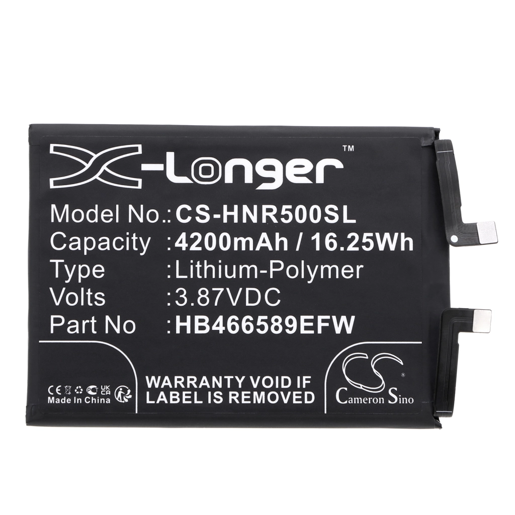 Compatible battery replacement for Honor HB466589EFW