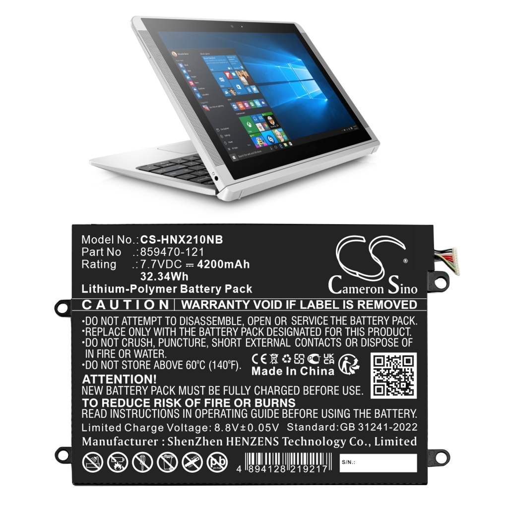 Notebook battery HP Notebook X2 10-P010NR