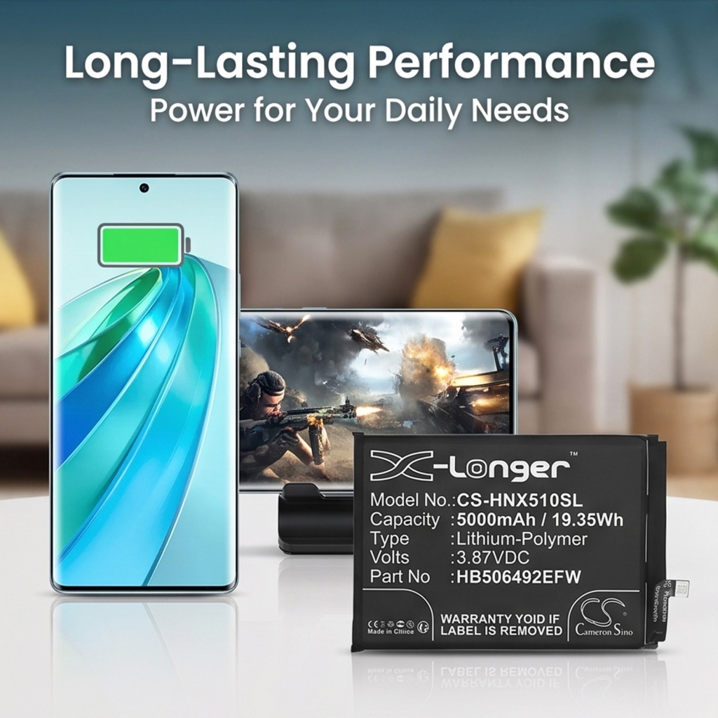 Batterijen compatibel met Honor Magic 5 Lite CS-HNX510SL