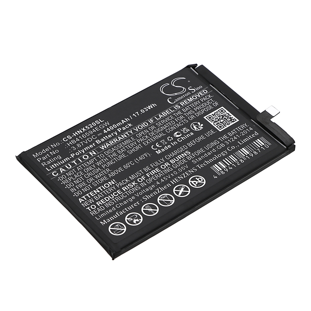 Compatibele batterijvervanging voor Honor HB416594EGW